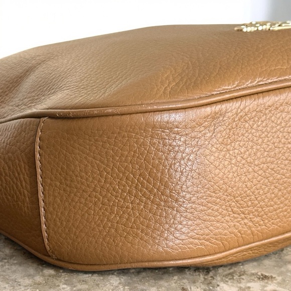 Authentic Coach Ellie Tan Leather Shoulder Bag - Picture 9 of 14